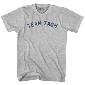 Team Zach Womens Cotton Junior Cut T-Shirt - Grey Heather