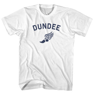 Dundee Running Track Winged Foot Youth Cotton T-shirt - White