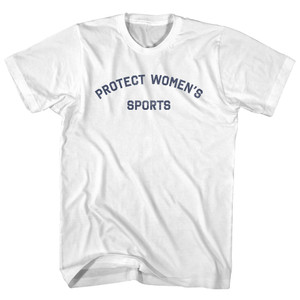 Protect Women's Sports Adult Cotton T-shirt - White