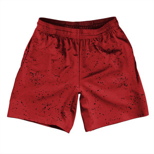 Super Fly Pattern Black and Red Dark Soccer Shorts Made In USA - Black and Red Dark Super Fly Pattern Black and Red Dark Soccer Shorts Made In USA - Black and Red Dark