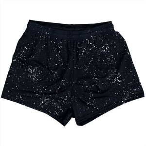 Super Fly Pattern Blue Navy Almost Black and White Womens & Girls Sport Shorts End Made In USA - Blue Navy Almost Black and White Super Fly Pattern Blue Navy Almost Black and White Womens & Girls Sport Shorts End Made In USA - Blue Navy Almost Black and White