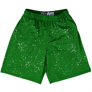 Super Fly Pattern Green Kelly and White Lacrosse Shorts Made In USA - Green Kelly and White Super Fly Pattern Green Kelly and White Lacrosse Shorts Made In USA - Green Kelly and White
