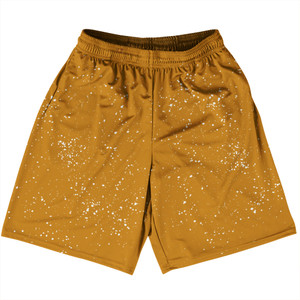 Super Fly Pattern Orange Burnt and White Basketball Practice Shorts Made In USA - Orange Burnt and White Super Fly Pattern Orange Burnt and White Basketball Practice Shorts Made In USA - Orange Burnt and White