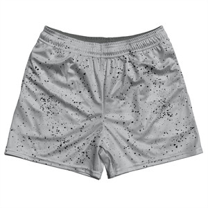 Super Fly Pattern Black and Grey Medium Rugby Shorts Made In USA - Black and Grey Medium Super Fly Pattern Black and Grey Medium Rugby Shorts Made In USA - Black and Grey Medium