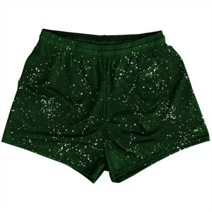 Super Fly Pattern Green Forest and White Womens & Girls Sport Shorts End Made In USA - Green Forest and White Super Fly Pattern Green Forest and White Womens & Girls Sport Shorts End Made In USA - Green Forest and White