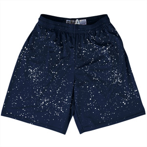 Super Fly Pattern Blue Navy and White Lacrosse Shorts Made In USA - Blue Navy and White Super Fly Pattern Blue Navy and White Lacrosse Shorts Made In USA - Blue Navy and White