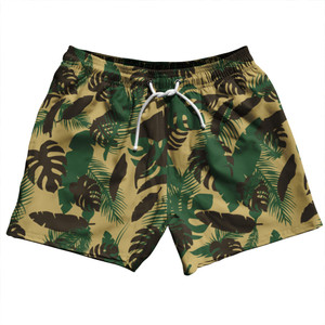 Tropic Thunder Camo 5" Swim Shorts Made in USA - Camo Tropic Thunder Camo 5" Swim Shorts Made in USA - Camo