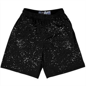Super Fly Pattern Black and White Lacrosse Shorts Made In USA - Black and White Super Fly Pattern Black and White Lacrosse Shorts Made In USA - Black and White
