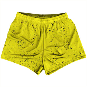 Super Fly Pattern Blue Navy and Yellow Bright Womens & Girls Sport Shorts End Made In USA - Blue Navy and Yellow Bright Super Fly Pattern Blue Navy and Yellow Bright Womens & Girls Sport Shorts End Made In USA - Blue Navy and Yellow Bright