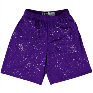 Super Fly Pattern Purple Lakers and White Lacrosse Shorts Made In USA - Purple Lakers and White Super Fly Pattern Purple Lakers and White Lacrosse Shorts Made In USA - Purple Lakers and White