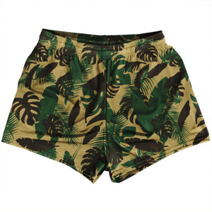 Tropic Thunder Camo Womens & Girls Sport Shorts End Made In USA - Camo Tropic Thunder Camo Womens & Girls Sport Shorts End Made In USA - Camo