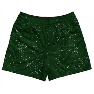 Super Fly Pattern Green Forest and White Rugby Shorts Made In USA - Green Forest and White Super Fly Pattern Green Forest and White Rugby Shorts Made In USA - Green Forest and White