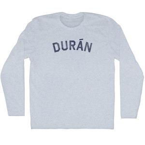 Duran Adult Tri-Blend Long Sleeve T-shirt - Athletic White