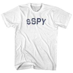 $Spy Adult Cotton T-shirt - White