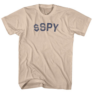 $Spy Adult Cotton T-shirt - Creme