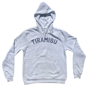 Tiramisu Adult Cotton Hoodie - White