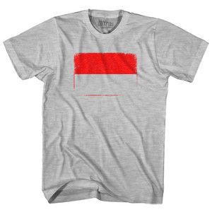 Indonesia Country Flag Youth Cotton T-shirt - Grey Heather Indonesia Country Flag Youth Cotton T-shirt - Grey Heather
