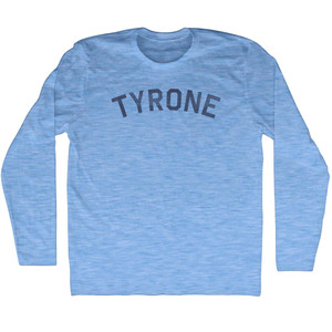 Tyrone Adult Tri-Blend Long Sleeve T-shirt - Athletic Blue