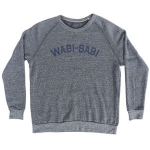 Wabi-Sabi Adult Tri-Blend Sweatshirt - Athletic Grey