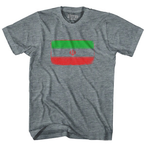 Iran Country Flag Womens Tri-Blend Junior Cut T-Shirt - Athletic Grey Iran Country Flag Womens Tri-Blend Junior Cut T-Shirt - Athletic Grey