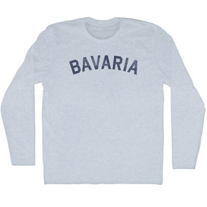 Bavaria Adult Tri-Blend Long Sleeve T-shirt - Athletic White