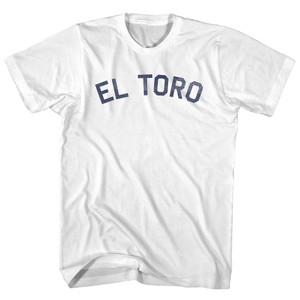 El Toro Womens Cotton Junior Cut T-Shirt - White