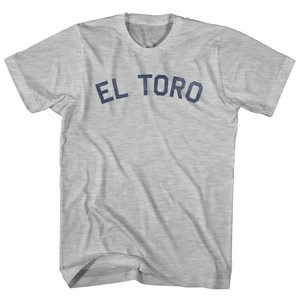 El Toro Womens Cotton Junior Cut T-Shirt - Grey Heather