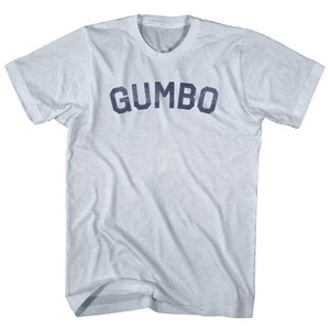 Gumbo Adult Tri-Blend T-shirt - Athletic White