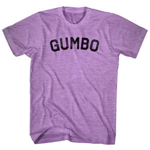 Gumbo Adult Tri-Blend T-shirt - Athletic Purple