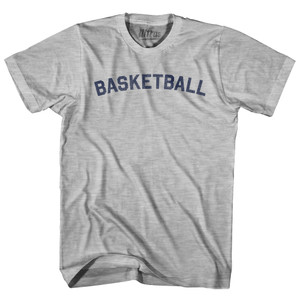 Basketball Youth Cotton T-shirt - Grey Heather Basketball Youth Cotton T-shirt - Grey Heather