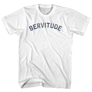 Servitude Womens Cotton Junior Cut T-Shirt - White