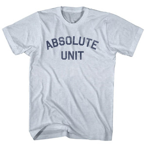 Absolute Unit Adult Tri-Blend T-Shirt - Athletic White