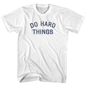 Do Hard Things Youth Cotton T-Shirt - White Do Hard Things Youth Cotton T-Shirt - White