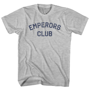 Emperors Club Adult Cotton T-Shirt - Grey Heather