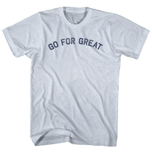 Go For Great Adult Tri-Blend T-Shirt - Athletic White