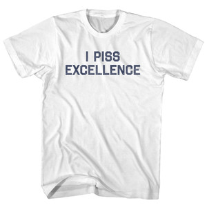 I Piss Excellence Youth Cotton T-Shirt - White