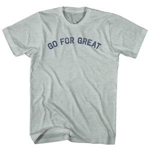 Go For Great Adult Tri-Blend T-Shirt - Athletic Cool Grey