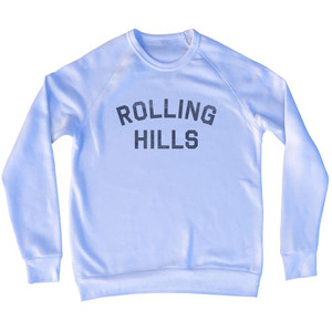 Rolling Hills Adult Tri-Blend Sweatshirt - White