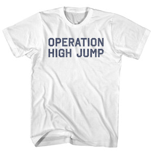 Operation High Jump Womens Cotton Junior Cut T-Shirt - White