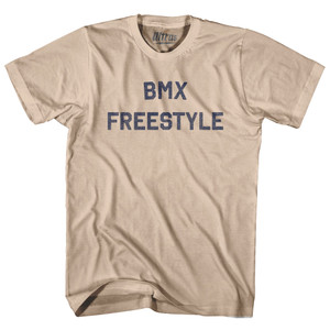 BMX Freestyle Adult Cotton T-shirt - Creme