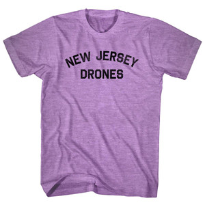 New Jersey Drones Adult Tri-Blend T-shirt - Athletic Purple