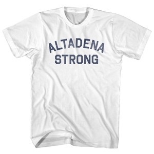 Altadena Strong Youth Cotton T-shirt - White