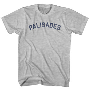 Palisades Womens Cotton Junior Cut T-Shirt - Grey Heather