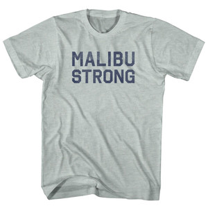 Malibu Strong Adult Tri-Blend T-shirt - Athletic Cool Grey