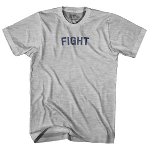 Fight Adult Cotton T-shirt - Grey Heather