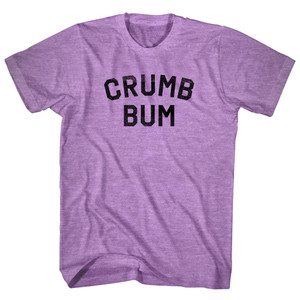Crumb Bum Adult Tri-Blend T-shirt - Athletic Purple