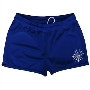 Buffalo Shorty Short Gym Shorts 2.5" Inseam Made In USA - Blue Buffalo Shorty Short Gym Shorts 2.5" Inseam Made In USA - Blue