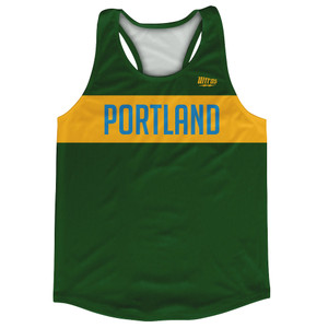 Portland Running Track Tops Made In USA - Green