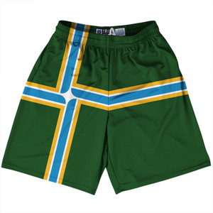 Portland Lacrosse Shorts Made In USA - Green Portland Lacrosse Shorts Made In USA - Green