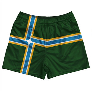 Portland Rugby Shorts Made In USA - Green Portland Rugby Shorts Made In USA - Green
